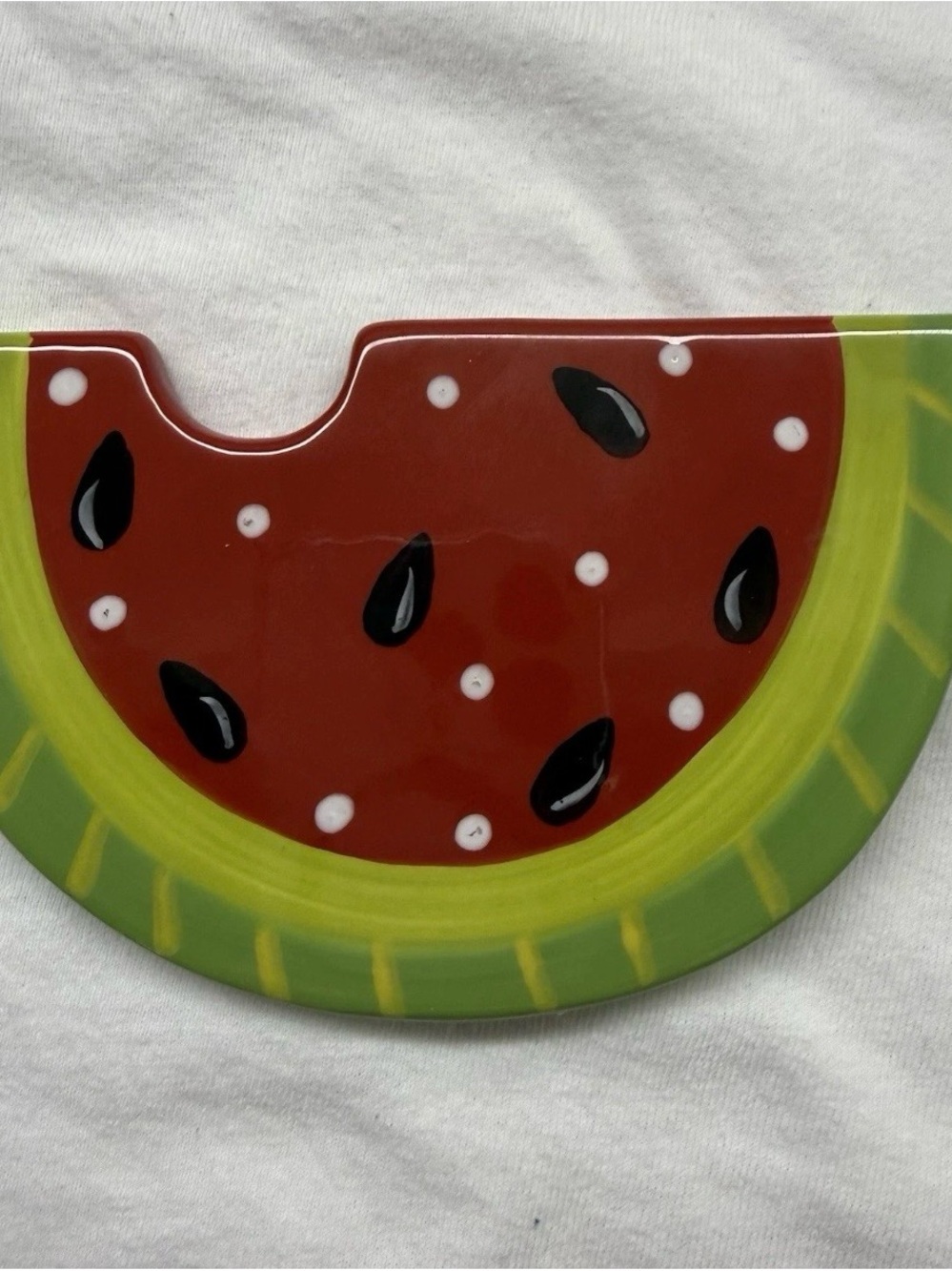 Coton colors happy everything mini attachment Watermelon Ceramic - Red & Green